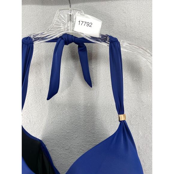 Victoria's Secret Swimsuit Sz 40DD The Unforgettable One‎ Piece Blue Formed Cups - Picture 11 of 11